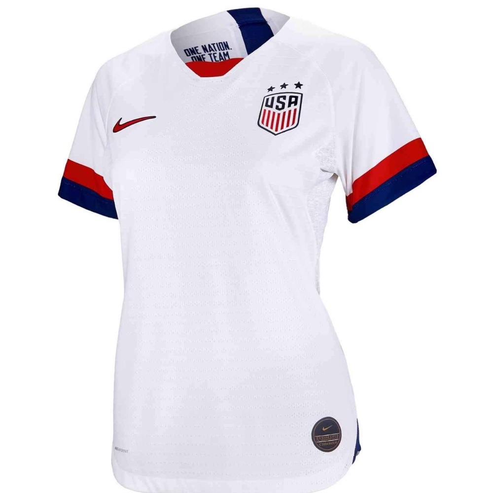 Nike 2019 Team USA Women's Size XS Vaporknit White Soccer Jersey